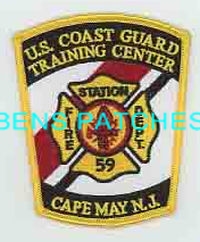 COAST GUARD,NEW JERSEY,CAPE MAY,US COAST GUARD TRAINING CENTER,FIRE STATION DEPARTMENT 59 1